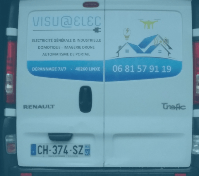 Dépannage électrique à Moliets avec véhicule d’intervention de Visuaelec
