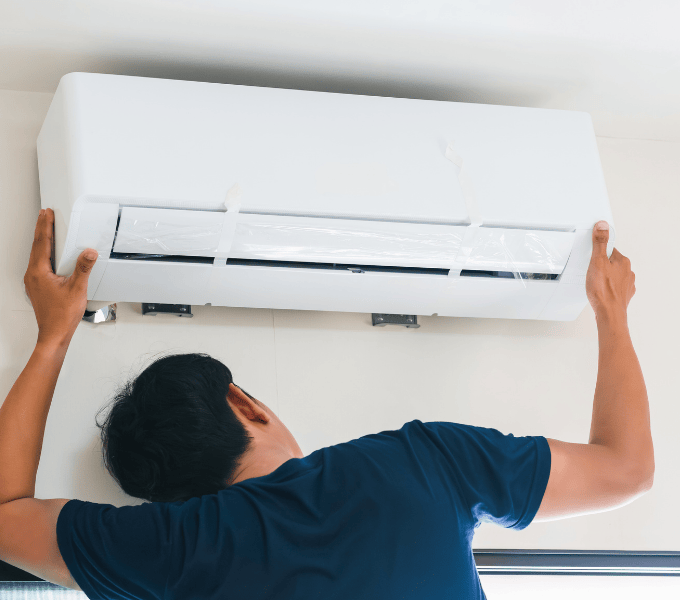Installation climatisation dans les Landes avec mise en place d’une unité murale intérieure