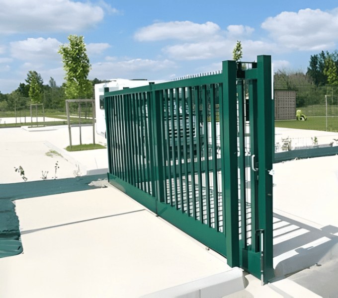 Motorisation pour portail à Hossegor avec portail coulissant automatisé pour accès résidentiel